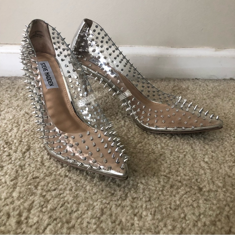 Steve Madden Clear heels